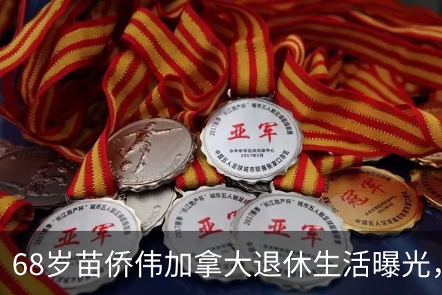 68岁苗侨伟加拿大退休生活曝光，遛狗赏花好惬意，两鬓花白仍健硕